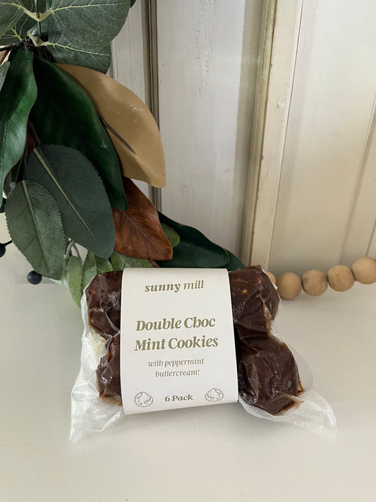 Frozen Double Choc Mint Cookies