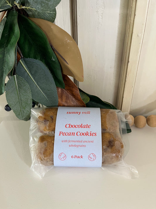 Frozen Chocolate Pecan Cookies