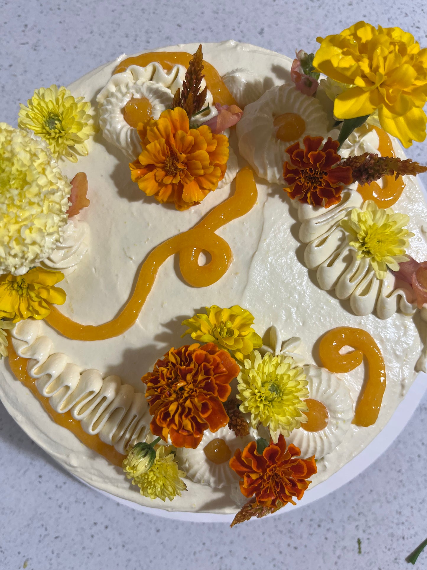 Zesty Lemon Sourdough Spelt Cake