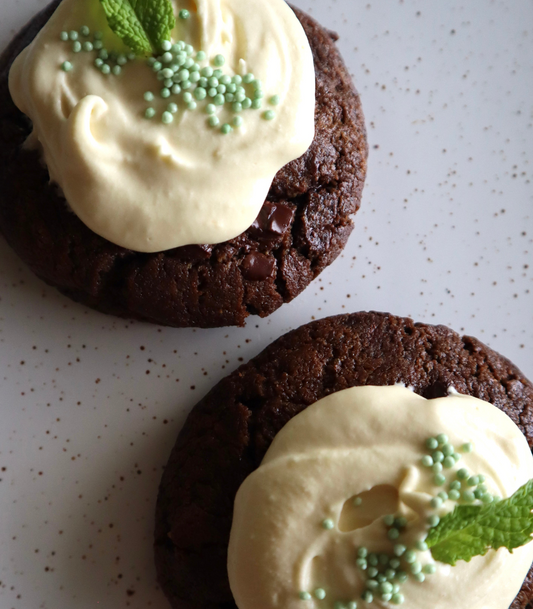 Frozen Double Choc Mint Cookies