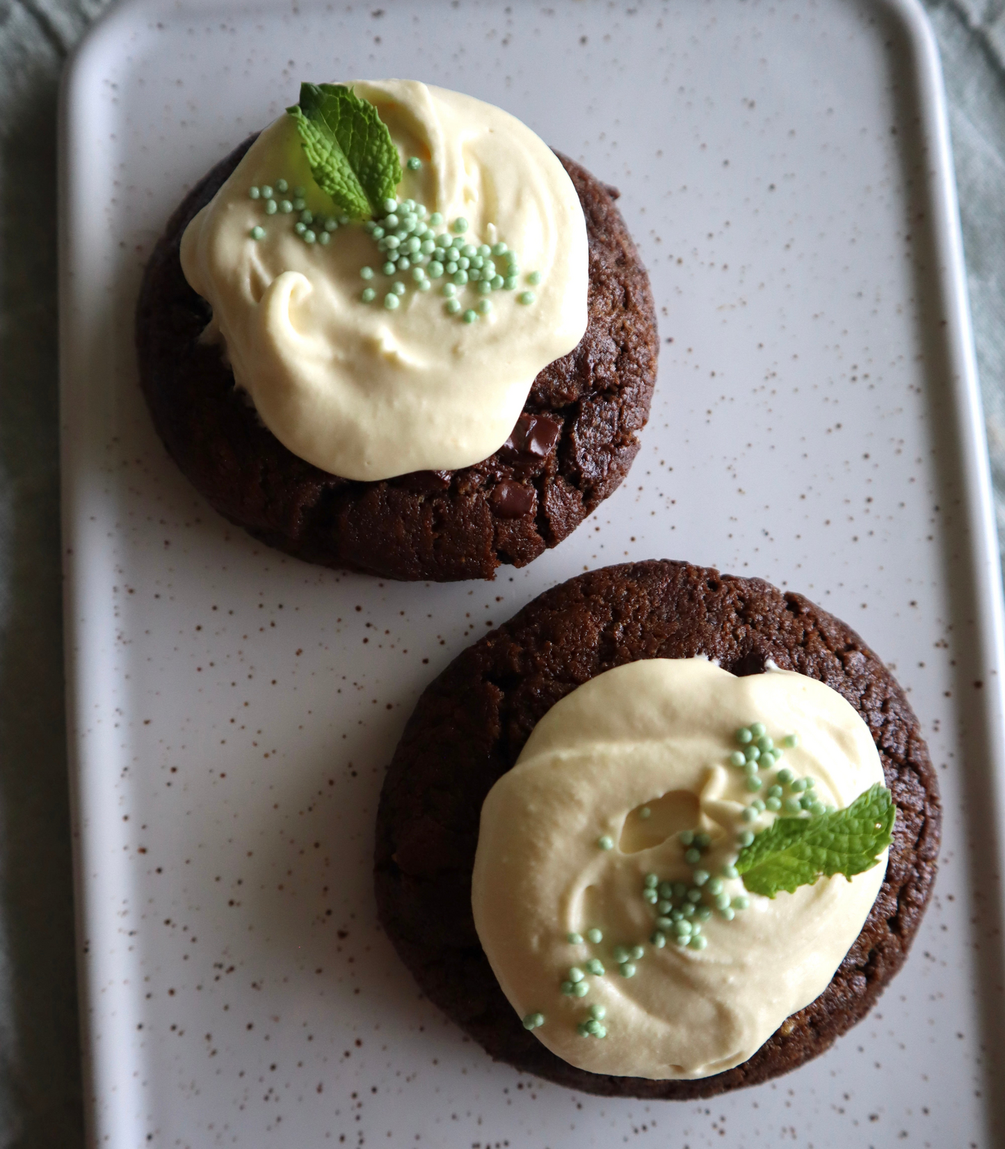 Double Choc-Mint Cookies (4 pack)